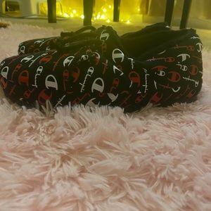 brand new worn once champion slippers